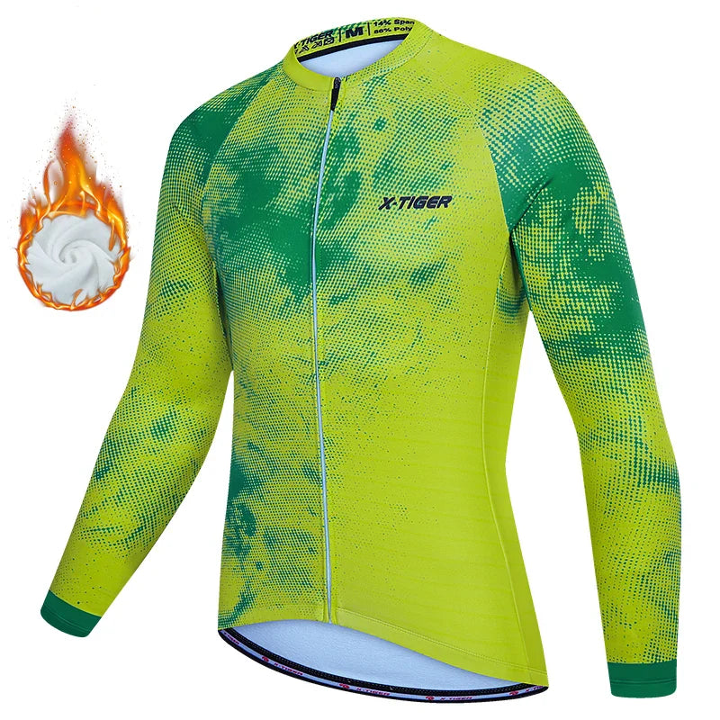 Mist Thermal Fleece Jersey