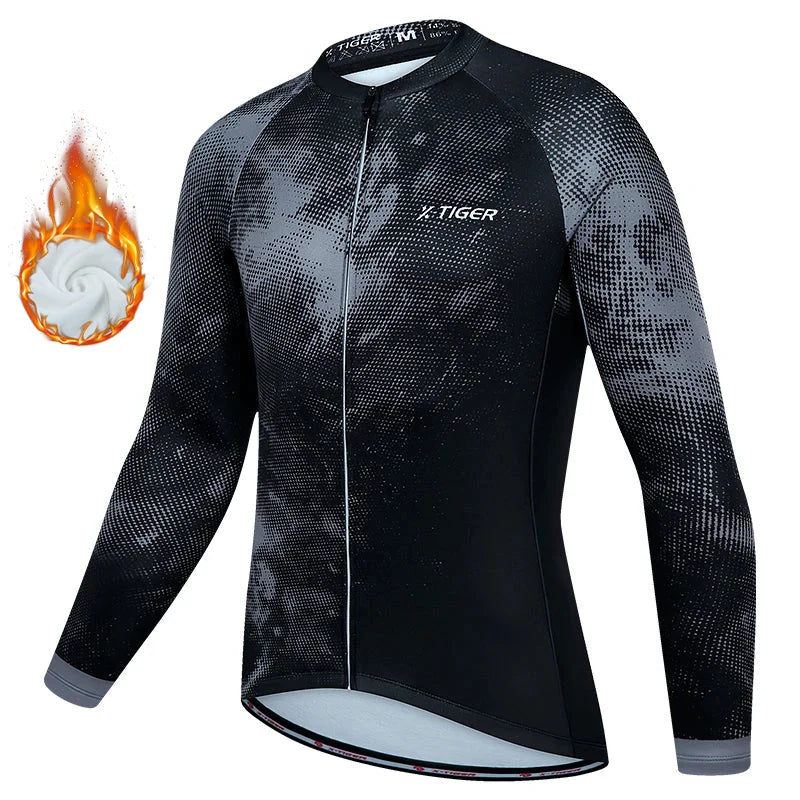 Mist Thermal Fleece Jersey