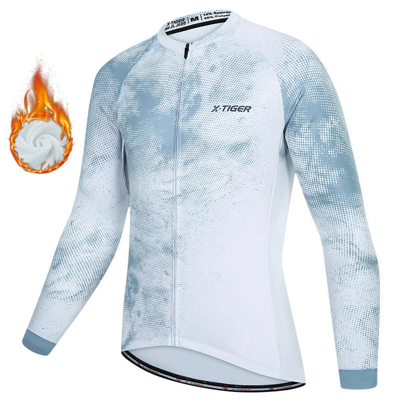Mist Thermal Fleece Jersey