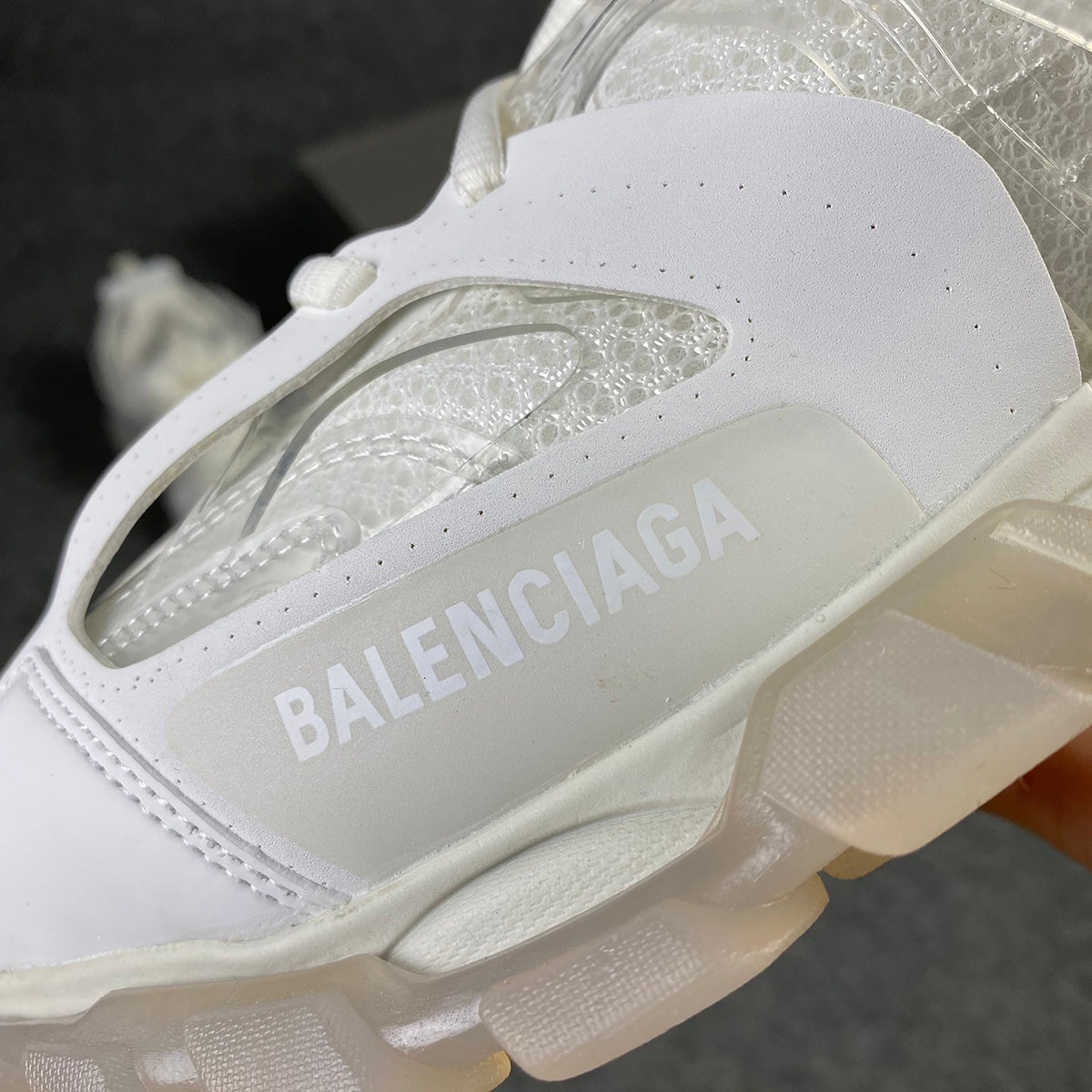 Balenciaga Track Sneaker 'Clear Sole - White Cream'