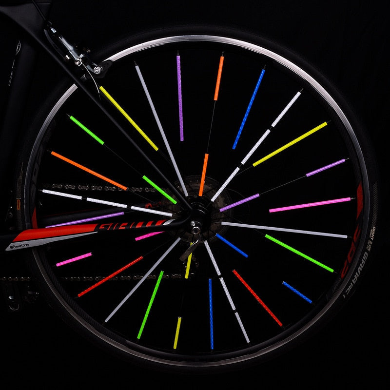 Reflective Spoke Sleeves (12pcs/bag)