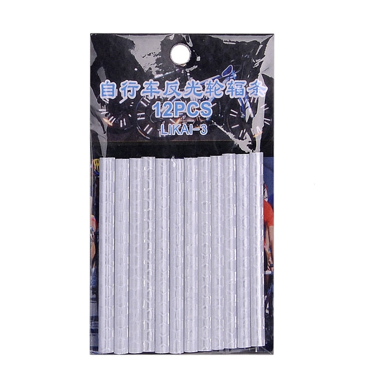 Reflective Spoke Sleeves (12pcs/bag)