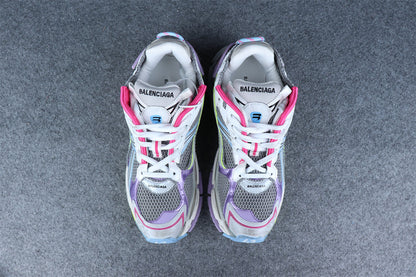 Balenciaga Runner Sneaker 'Grey Light Purple Neon Yellow'