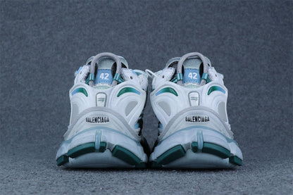 Balenciaga Wmns Runner Sneaker 'Worn-Out - White Green Blue'