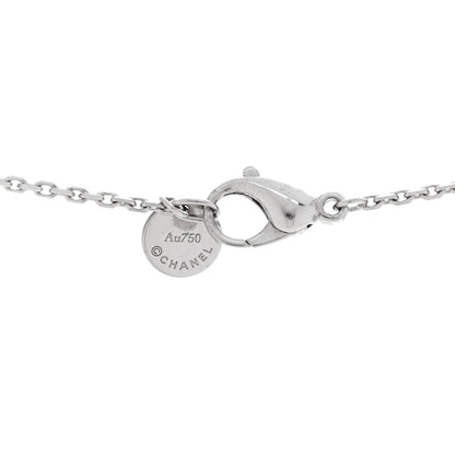 18K White Gold Diamond Ceramic Ultra Necklace Black