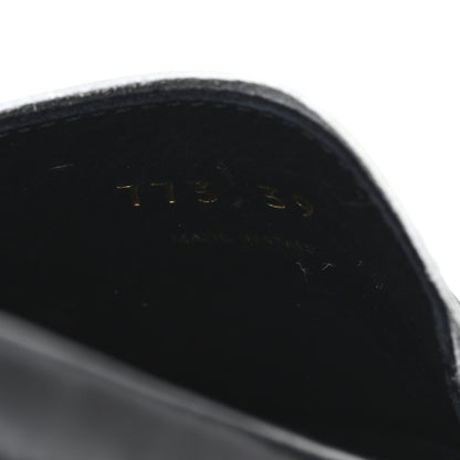 Spazzolato Penny Loafer 39 Black White