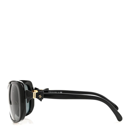 Acetate CC Bow Sunglasses 5171-A Black
