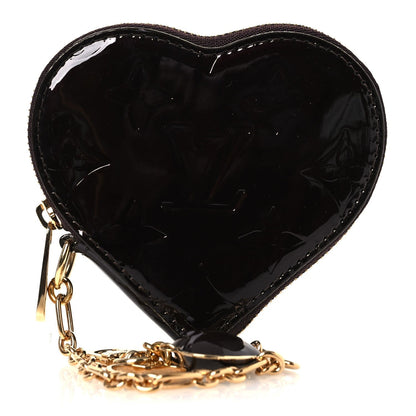 Vernis Coeur Heart Coin Purse Amarante