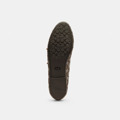 Coach Outlet Double Buckle Mary Jane In Signature Jacquard