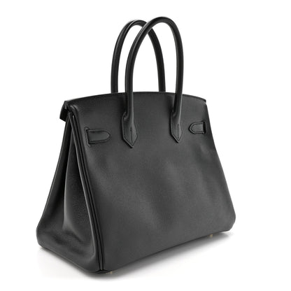 Epsom Birkin 30 Black