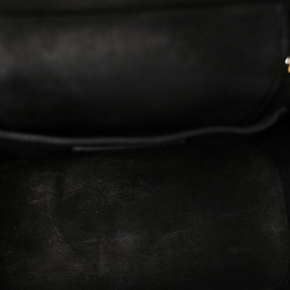 Lambskin Cannage Small Diortravel Vanity Case Black