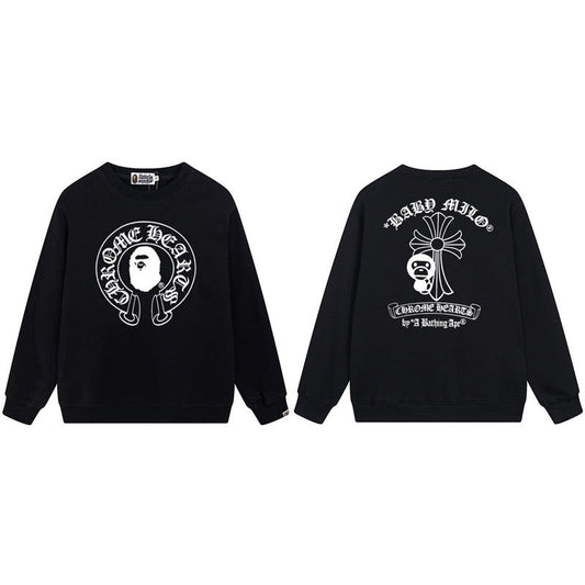 BAPE Graphic Logo Crewneck Sweatshirt