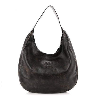 Nappa Old Hobo Bag Caffe