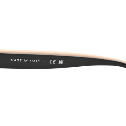 Acetate CC Butterfly Sunglasses 5414 Black Beige