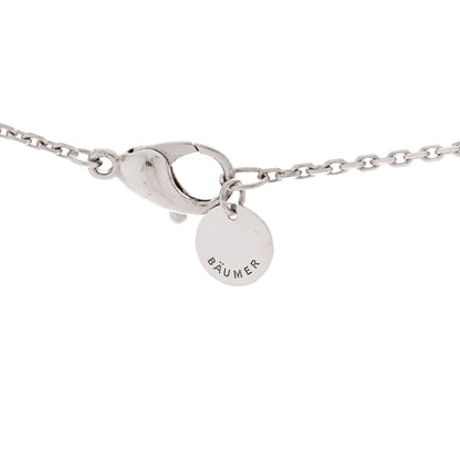 18K White Gold Diamond Ceramic Ultra Necklace Black