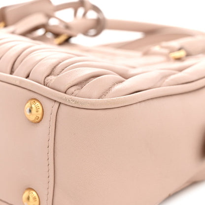 Nappa Matelasse Arcadie Top Handle Bag Cameo Powder Pink