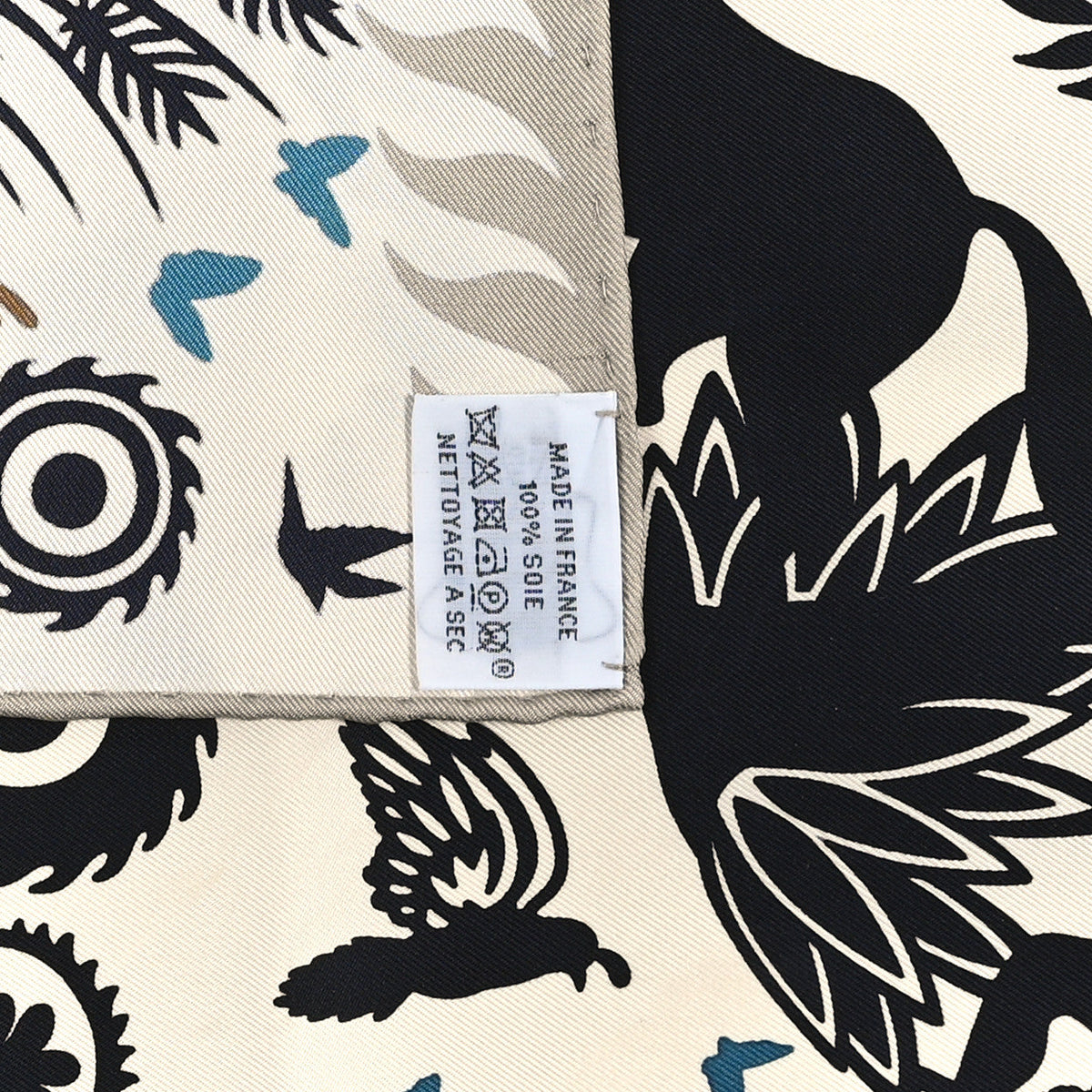 Silk Le Charme D'orphee 45 Beige Cendre White Black