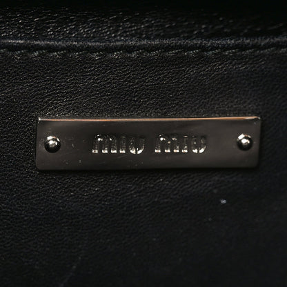 Nappa Matelasse Top Handle Bag Black Soleil