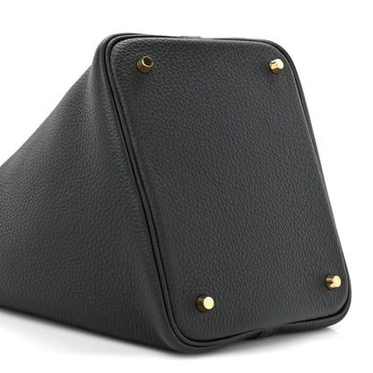 Taurillon Clemence Picotin Lock 22 MM Black