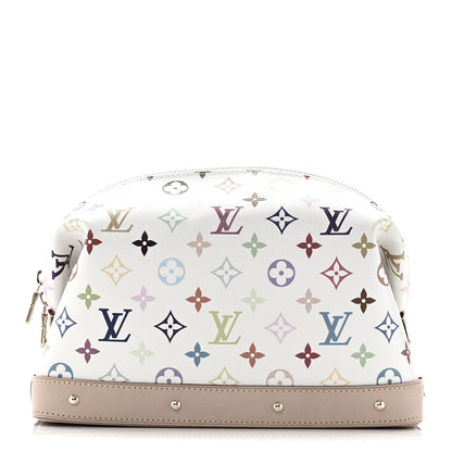 LV x TM Monogram Multicolor Cosmetic Pouch GM White