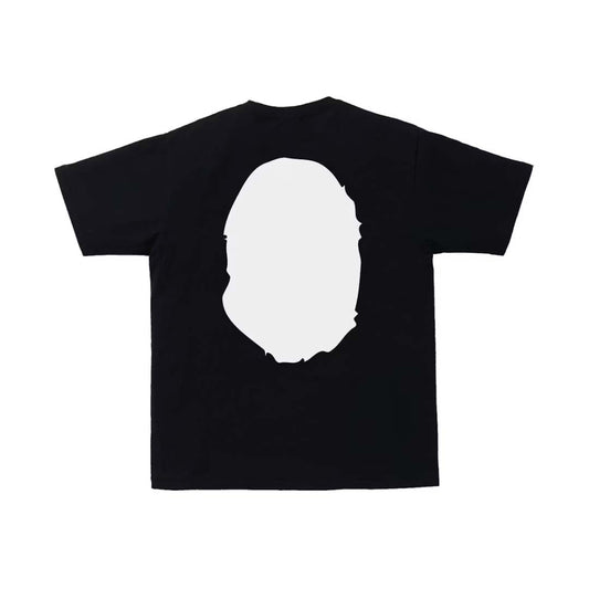 BAPE Bicolor Big Ape Head Tee Black