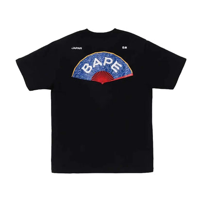 BAPE Japanese Fan Tee Black