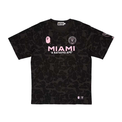 BAPE x Inter Miami CF Camo Tee Black