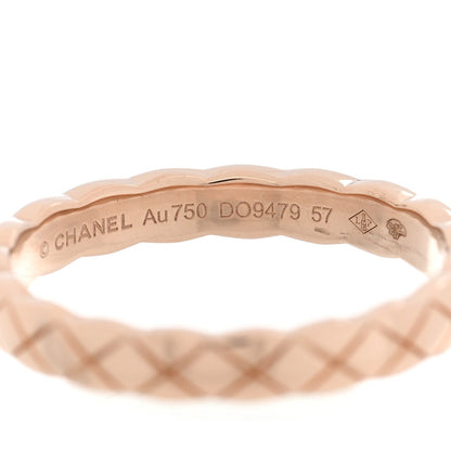 18K Beige Gold Mini Coco Crush Ring 57 8