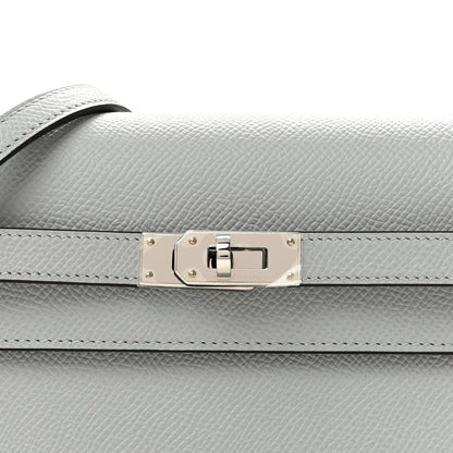 Epsom Kelly Wallet To Go Gris Pantin