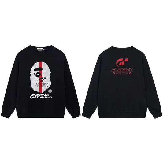 BAPE x Gran Turismo Academy Graphic Crewneck Sweatshirt Black