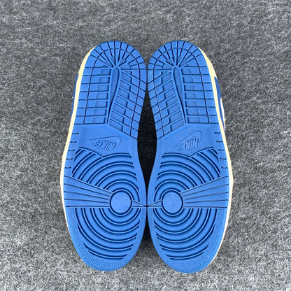 Fragment Design x Travis Scott x Air Jordan 1 Retro Low OG SP 'Sail Military Blue' (B-Grade)