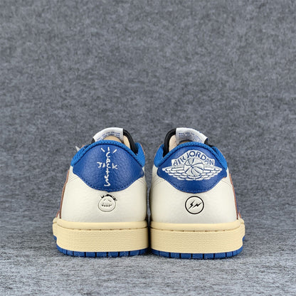 Fragment Design x Travis Scott x Air Jordan 1 Retro Low OG SP 'Sail Military Blue' (B-Grade)