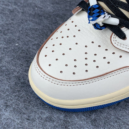 Fragment Design x Travis Scott x Air Jordan 1 Retro Low OG SP 'Sail Military Blue' (B-Grade)
