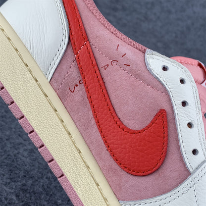 Travis Scott x Air Jordan 1 Retro Low OG 'Tropical Pink' (B-grade)
