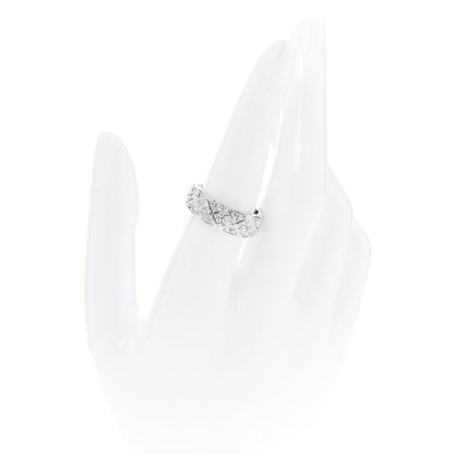 18K White Gold Diamond Small Coco Crush Full Paved Ring 54 7