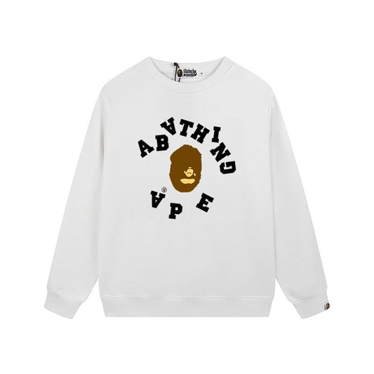 BAPE College Ape Head Logo Crewneck Sweatshirt