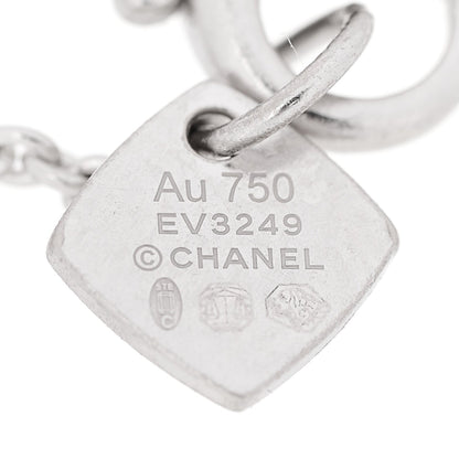 18K White Gold Diamond Coco Crush Station Bracelet