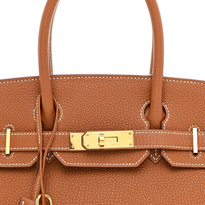 Togo Birkin 30 Gold