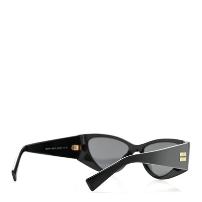 Acetate Cat Eye Sunglasses SMU 06Y Black Ardesia