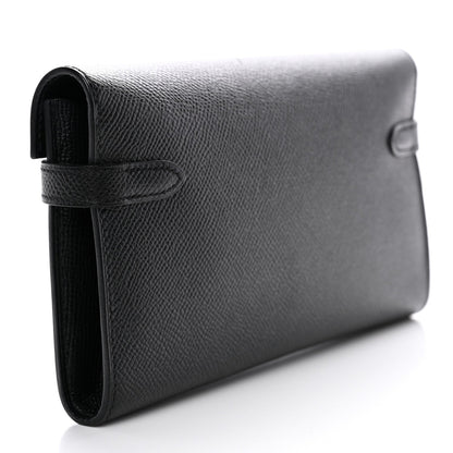 Epsom Kelly Longue Wallet Black