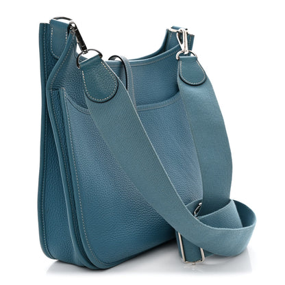 Taurillon Clemence Evelyne III GM Blue Jean