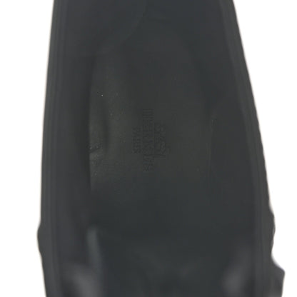 Glossed Calfskin Funk Ankle Boots 36 Black