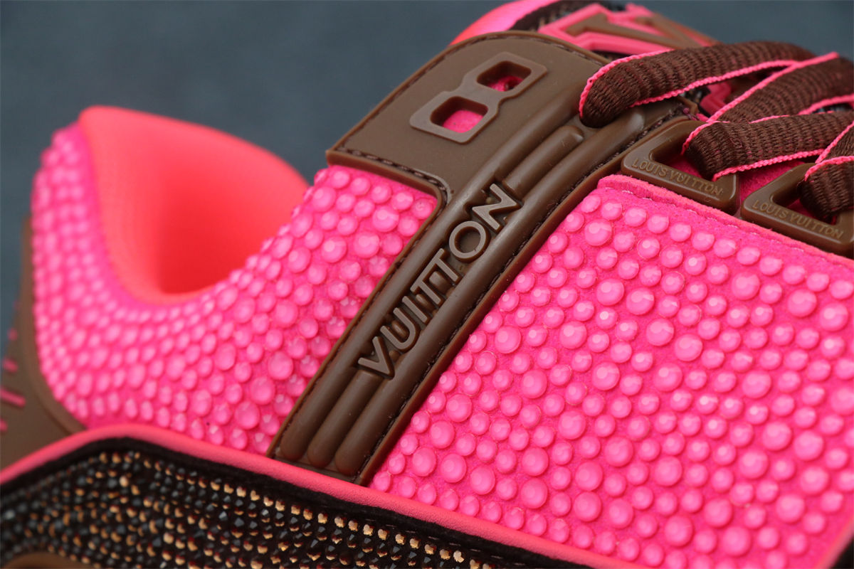 LV Trainer 'Crystal Pink Brown' (Rare Edition)