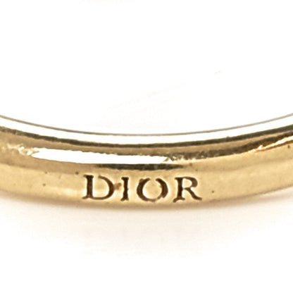 Metal CD Sphere Ring 52 6 Gold Silver