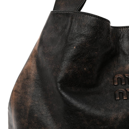Soft Calf Hobo Bag Brown