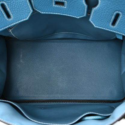 Togo Birkin 35 Blue Jean