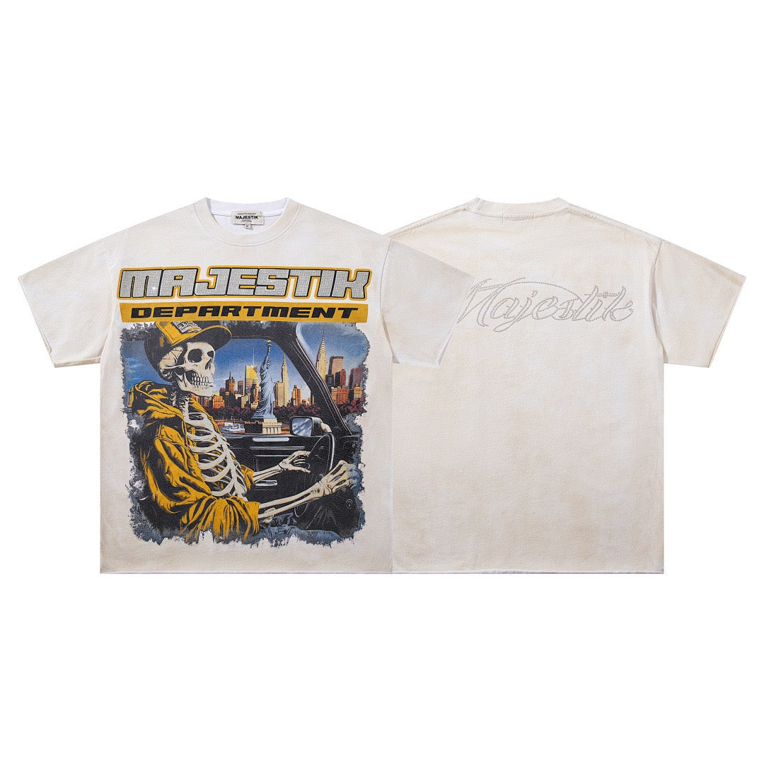 MAJESTIK Skeleton City Tee