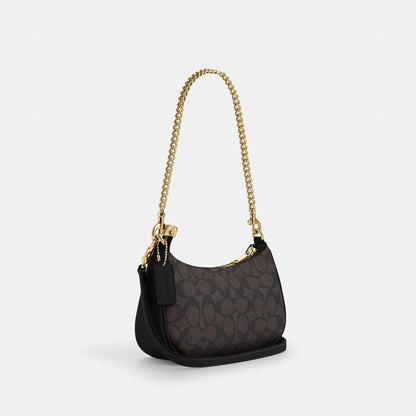 Coach Outlet Teri Mini Crossbody Bag In Signature Canvas