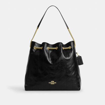 Coach Outlet Evelyn Large Shoulder Bag With Quilting