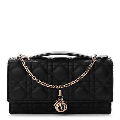 Lambskin Cannage Mini My Dior Bag Black